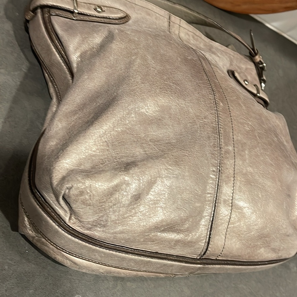 Coach Leather Collette Hobo Shoulder Bag Iridescent - Picture 5 of 10